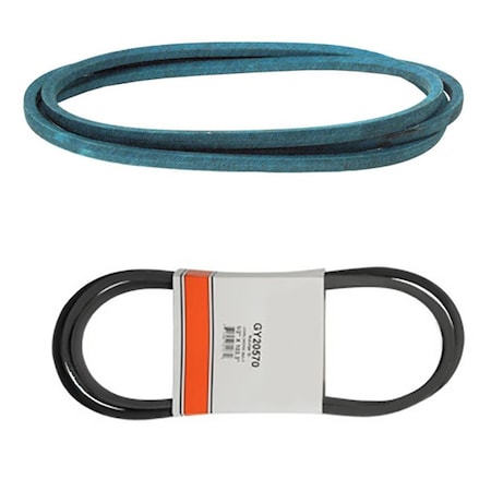 Aic Replacement Parts Deck & Drive Belt Combo Fits John Deere 102 L100 L1742 LA100 LA105 D100 42 Deck GX20241-BELTS